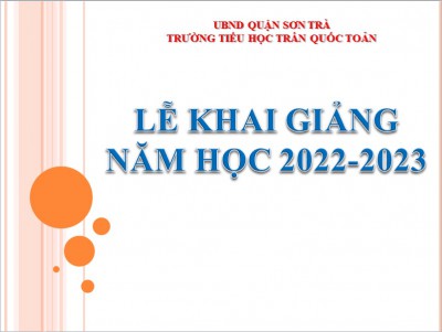 KHAI GIẢNG