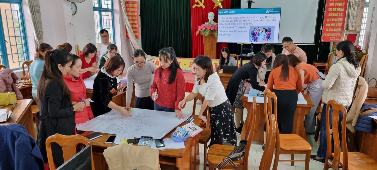 cộng đồng học tập chuyên môn trường Tiểu học Trần Quốc Toản